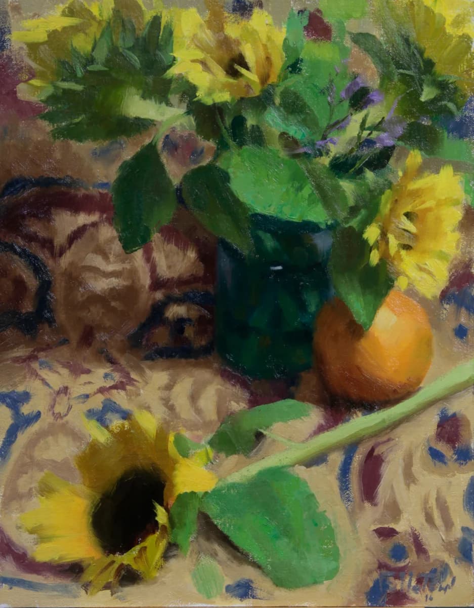 Sunflowers & Rug