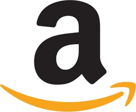 The Amazon wordmark — the iconic lowercase 'a' with the orange smile-arrow underneath