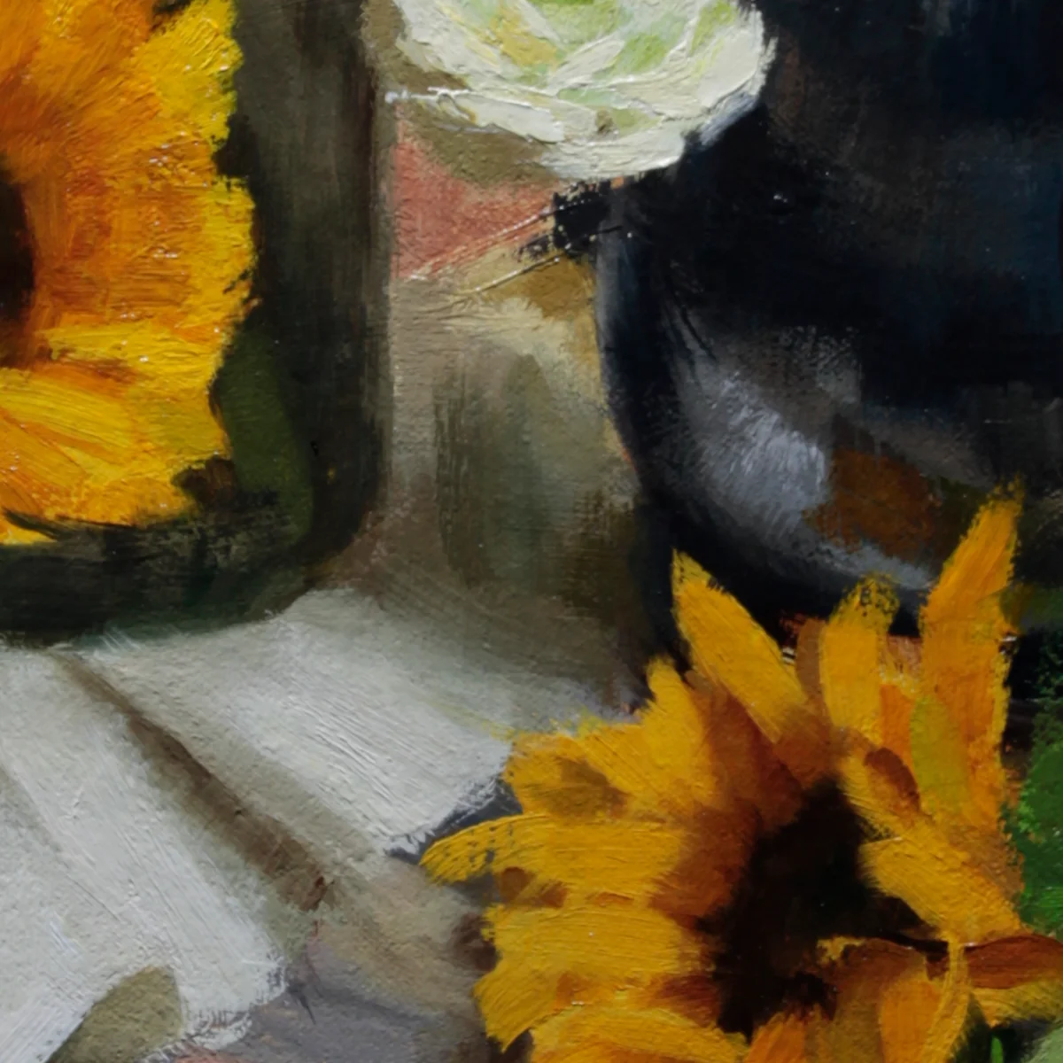 Sunflowers & Ranunculus — detail 2