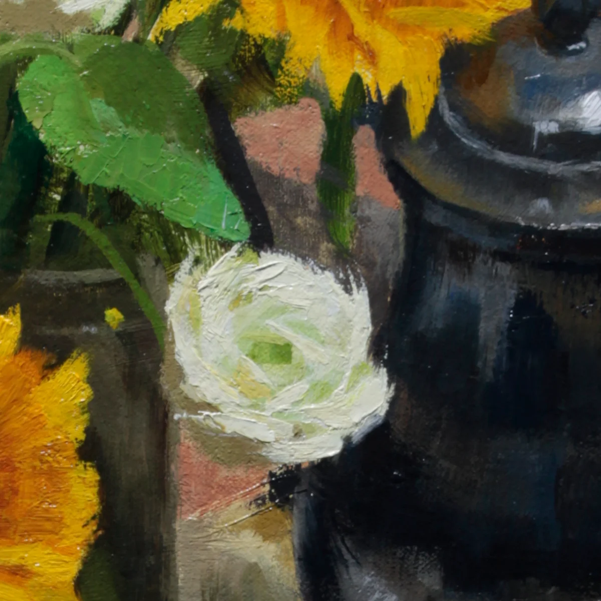 Sunflowers & Ranunculus — detail 3