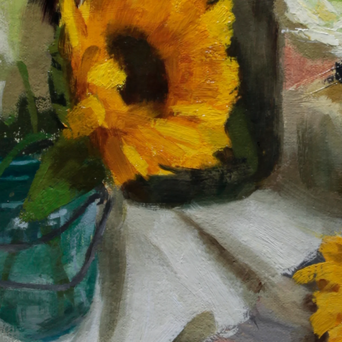 Sunflowers & Ranunculus — detail 4